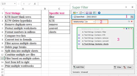 can you ctrl f multiple words in excel