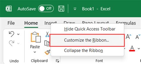 Can You Customize Ribbon In Excel