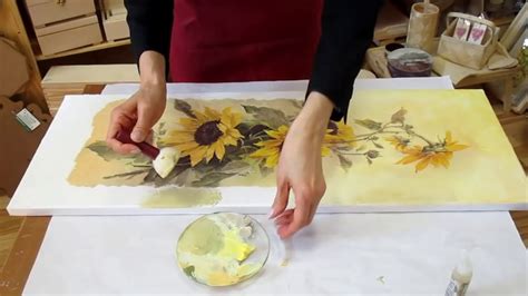 can you decoupage on a canvas