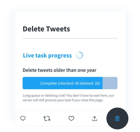 can you delete old tweets