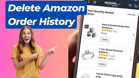 can you delete stuff from amazon order history