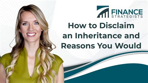 can you disclaim inheritance