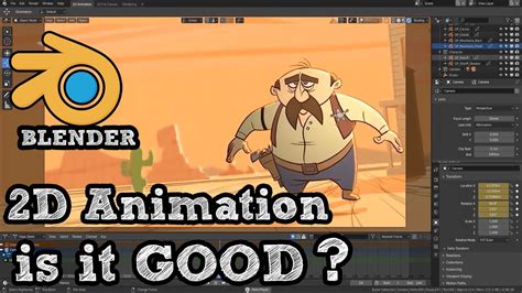 can you do 2d animation in blender