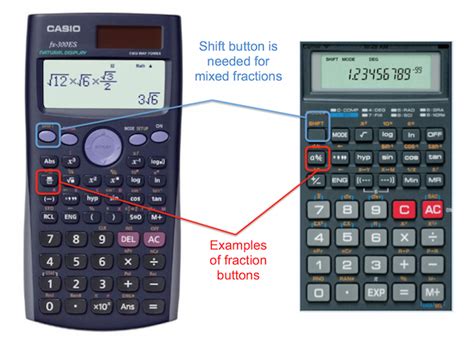 can you do fractions on a basic calculator