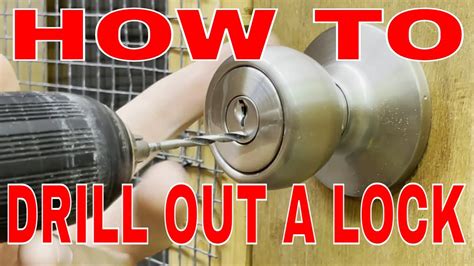Can You Drill A Lock Open