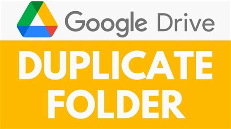 Can You Duplicate A Google Drive Folder