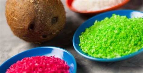 can you dye coconut flakes