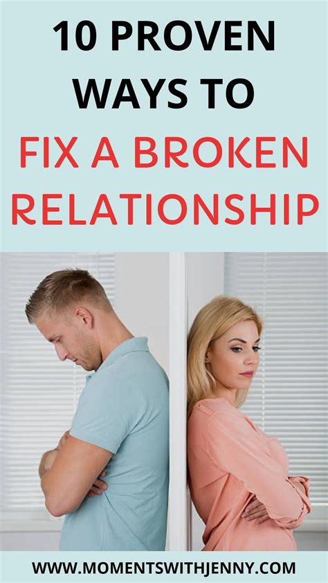 can you ever repair a broken relationship