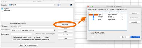 can you export spss data to excel