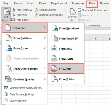 can you extract data from pdf to excel