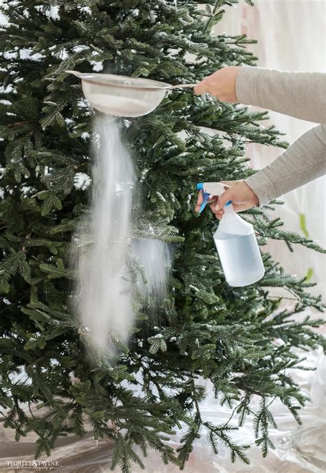 Can You Flock A Christmas Tree With Flour