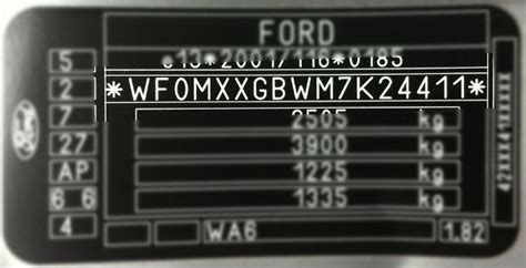 can you get a ford paint code from the vin number