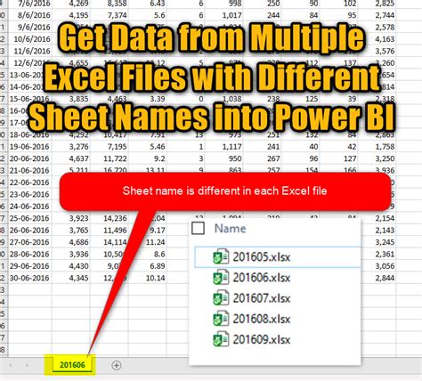 can you get data from multiple excel files