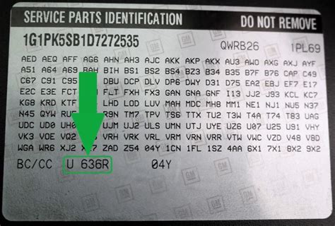 can you get gm paint code from vin number