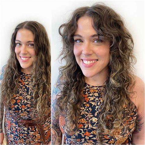 Stunning Can You Have Curtain Bangs With Curly Hair With Simple Style