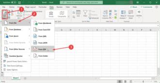 can you import a pdf file into excel