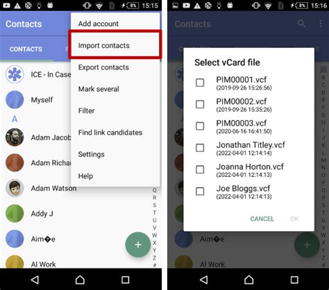 can you import contacts from an android to an iphone
