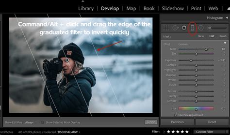 can you invert an image in lightroom