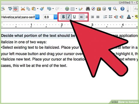 can you italicize in notepad