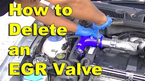 can you just blank off an egr valve