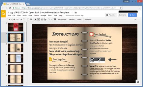 can you make a book on google slides