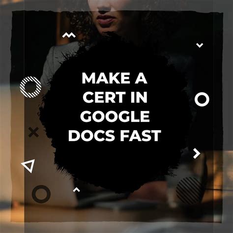 Can You Make A Certificate On Google Docs