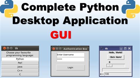 can you make a desktop app with python