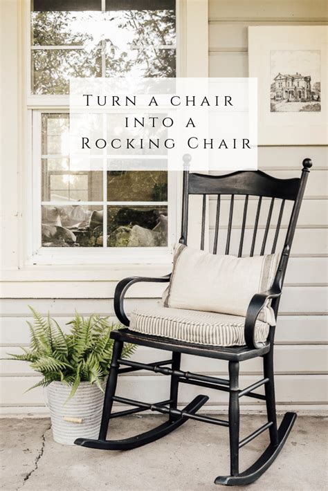 can you make a regular chair into a rocking chair
