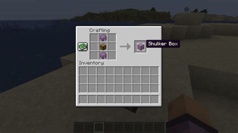 Can You Make A Shulker Box In Minecraft