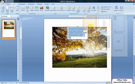 can you make a text box transparent in word