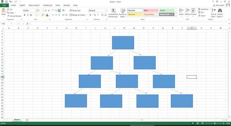 can you make a tree diagram in excel