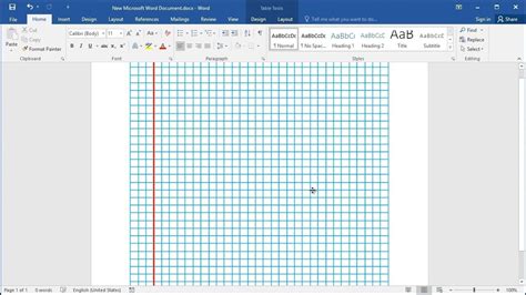 Can You Make A Word Document Graph Paper