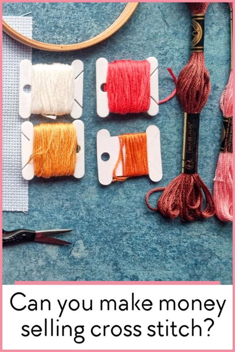 can you make money selling cross stitch patterns