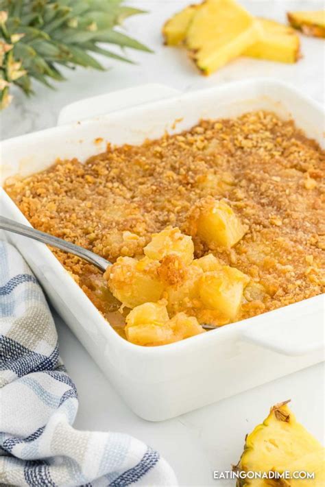 can you make pineapple casserole ahead of time