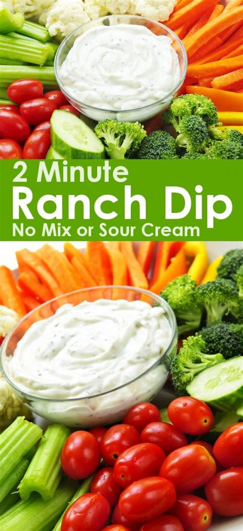 can you make ranch without sour cream