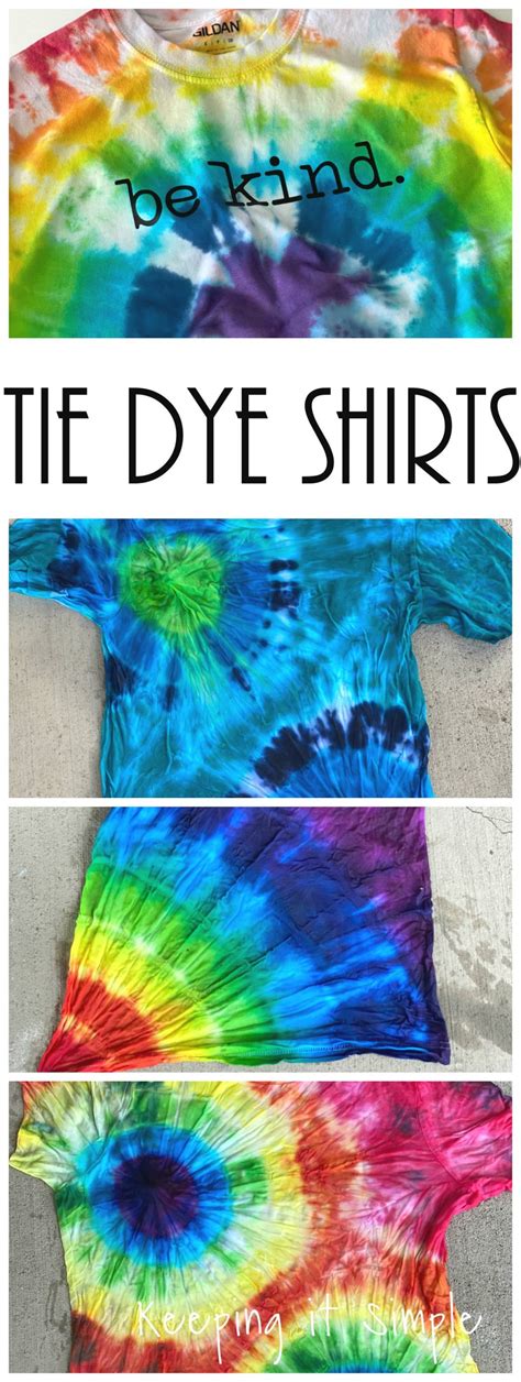 can you make tie dye shirts with food coloring