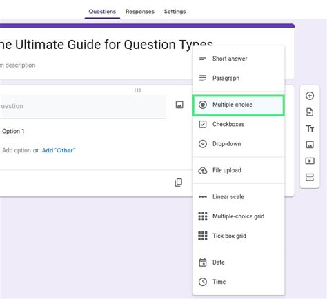 can you number questions in google forms