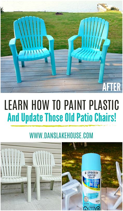 can you paint resin patio furniture