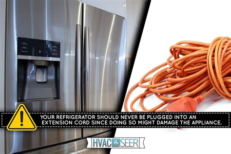 Can You Plug A Refrigerator In With An Extension Cord