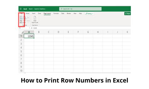 can you print row numbers in excel