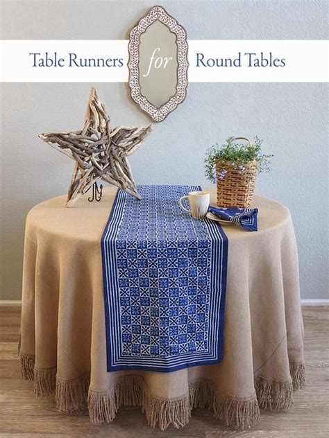 Can You Put A Table Runner On A Round Table