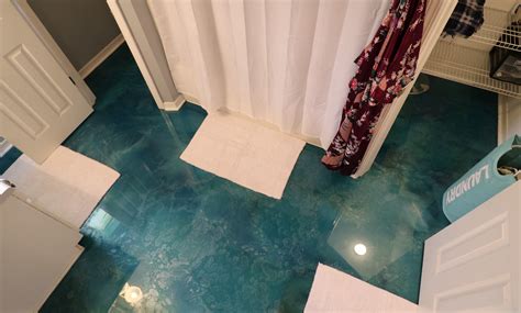 can you put an epoxy floor over tile