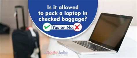 Can You Put Your Computer In A Checked Bag