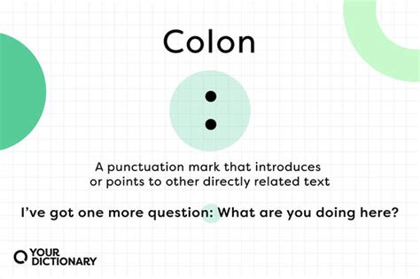can you replace because with a colon