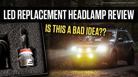 can you replace halogen lamps with led