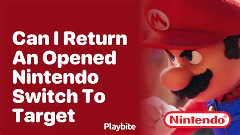 Can You Return Opened Video Game To Target