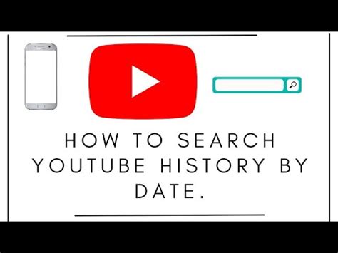can you search youtube history by date