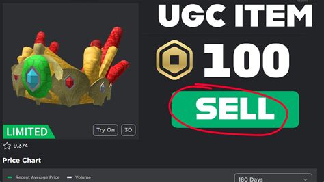 can you sell ugc items