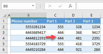 can you separate numbers from text in excel