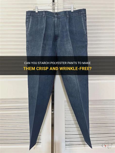 can you starch polyester